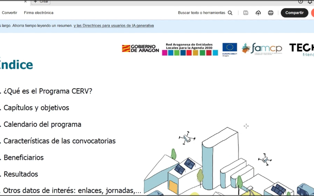 Webinar sobre el Programa CERV 2025 y sus convocatorias